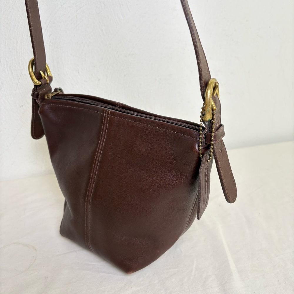 COACH 4130 Vintage 1995 McDougal Leather Bucket Bag Crossbody Purse USA - Picture 16 of 16
